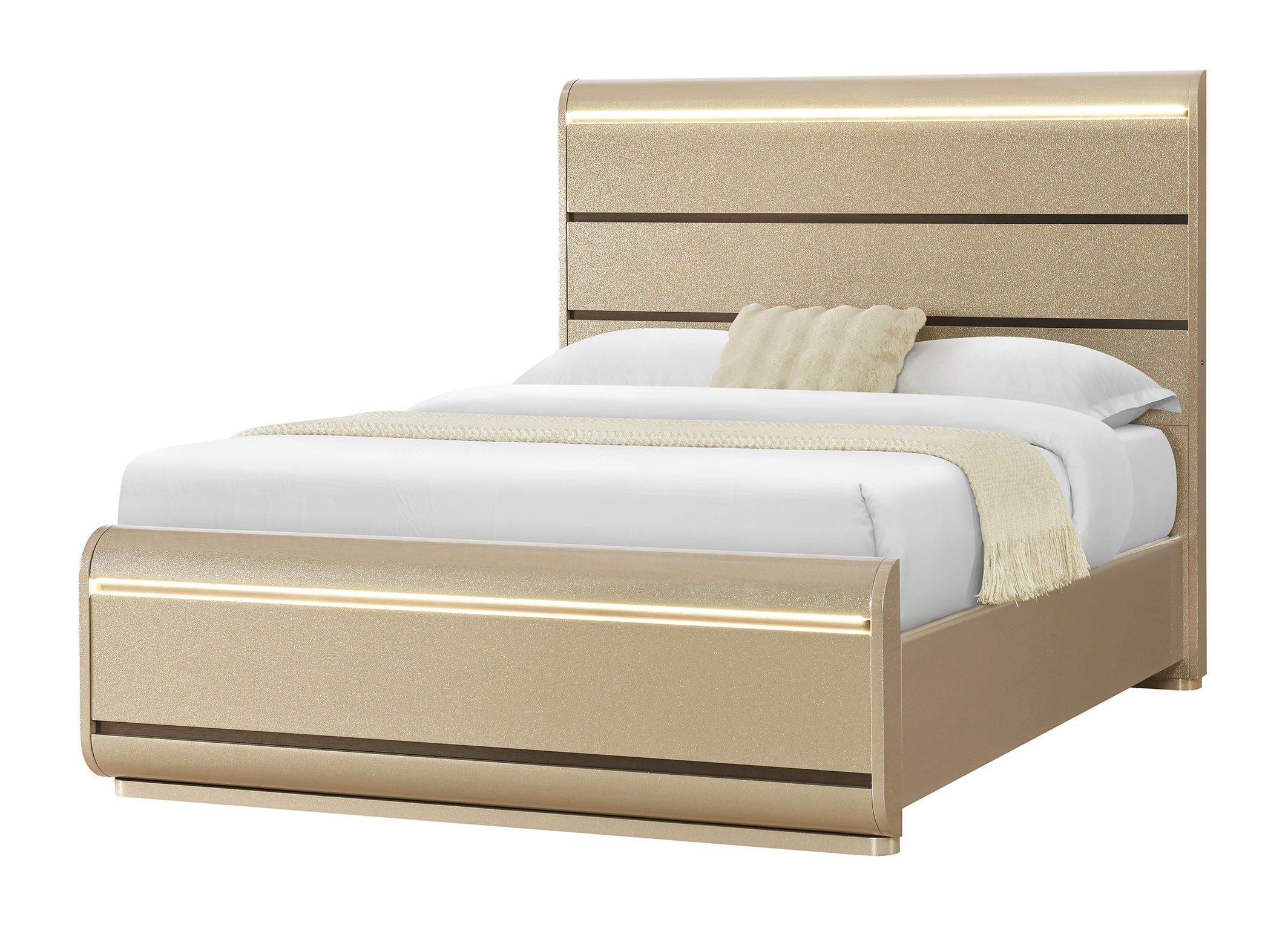 Genesis Panel Bed with LED