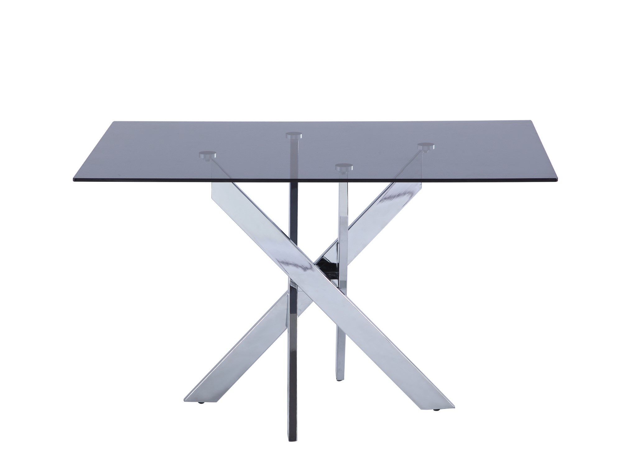 Genevieve Rectangular Glass Dining Table