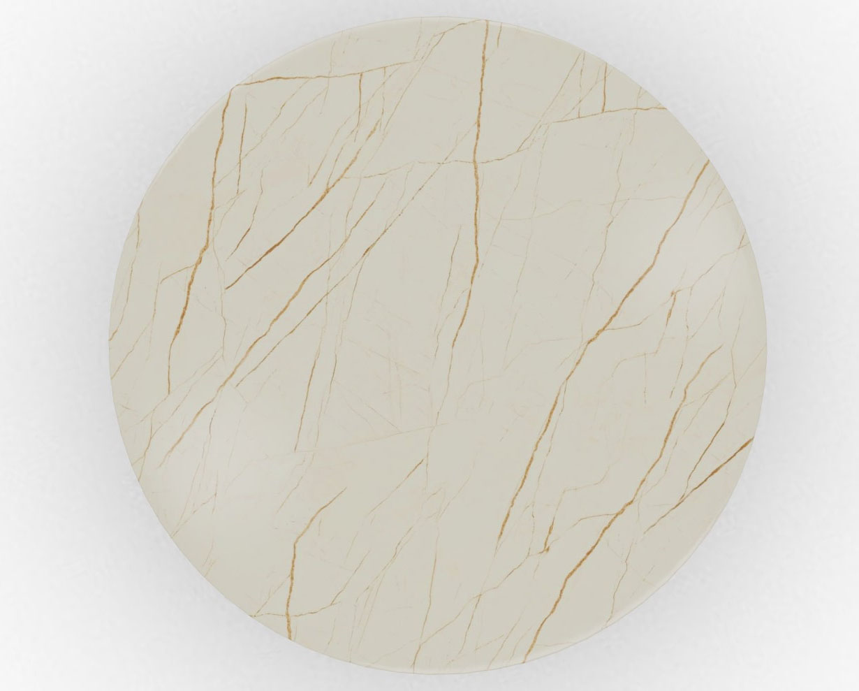 Twins Metal/Ceramic Round Dining Table