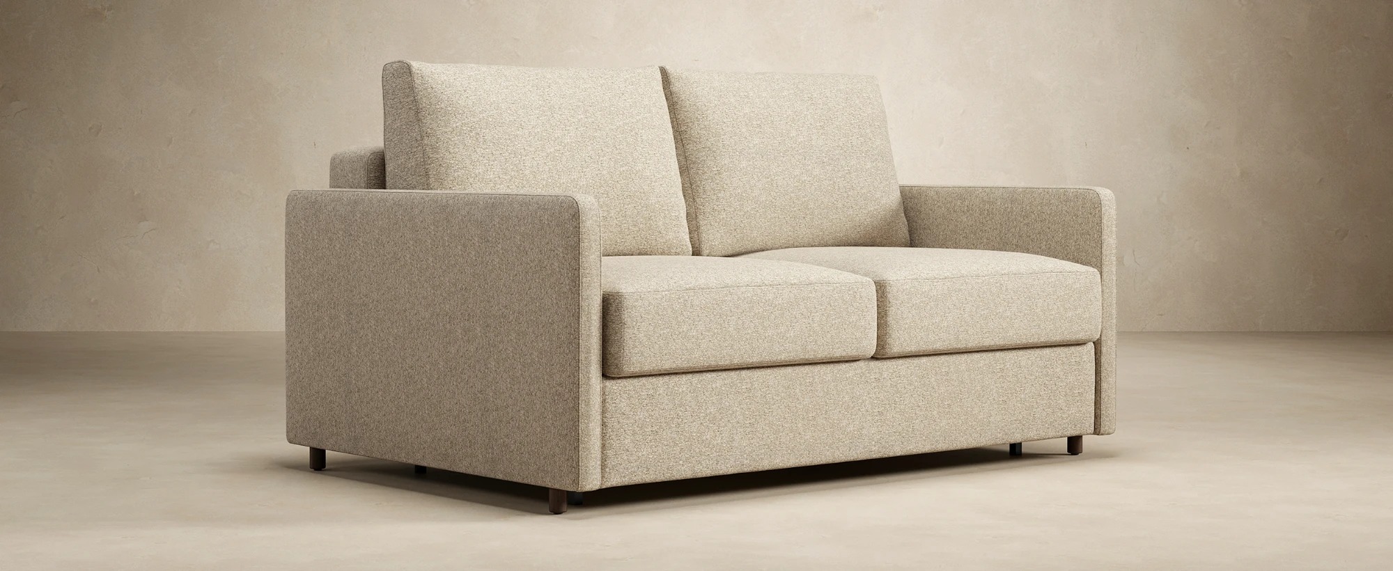 Neah Polyester Full Sofa Bed w/Slim Arm Rests