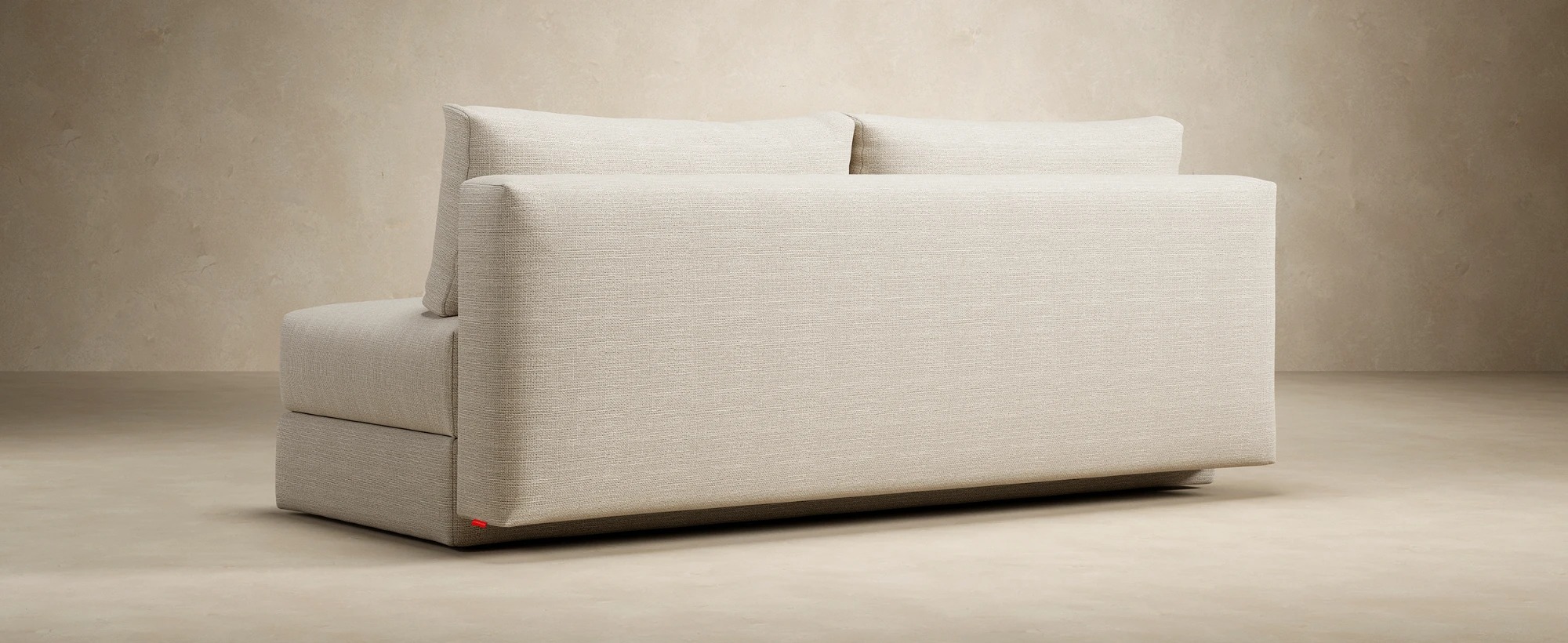 Osvald Sleek Sofa Bed (Queen Size) Kenya Gravel