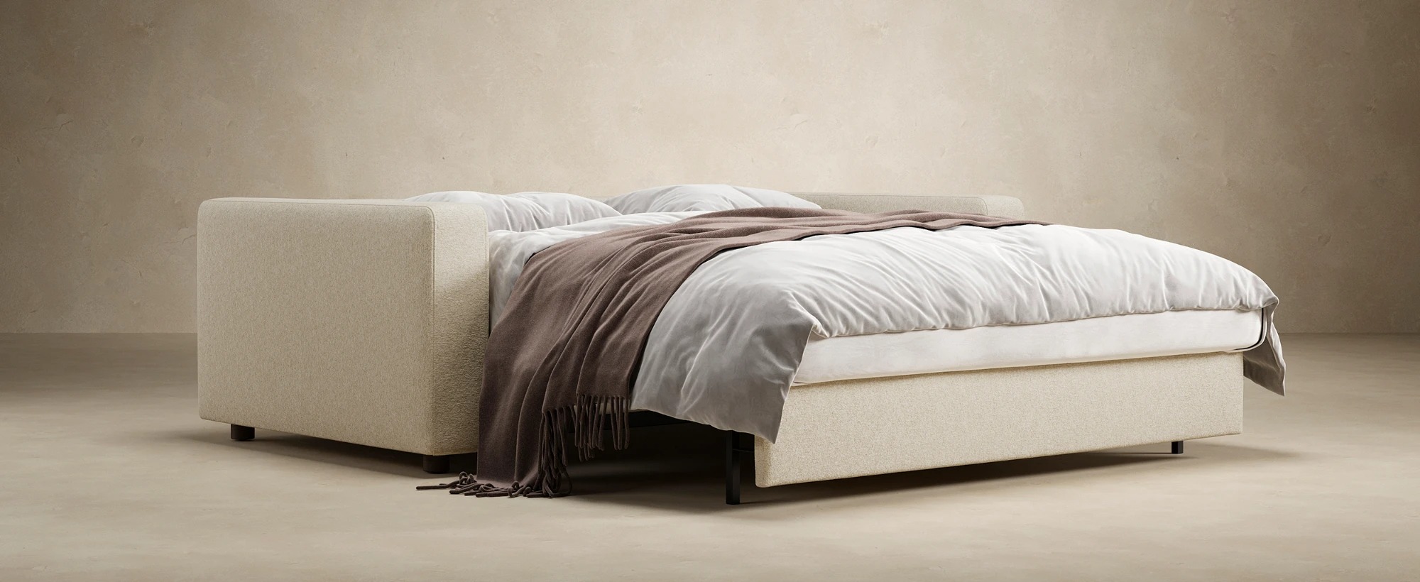 Neah Polyester Queen Sofa Bed w/Standard Arm Rests