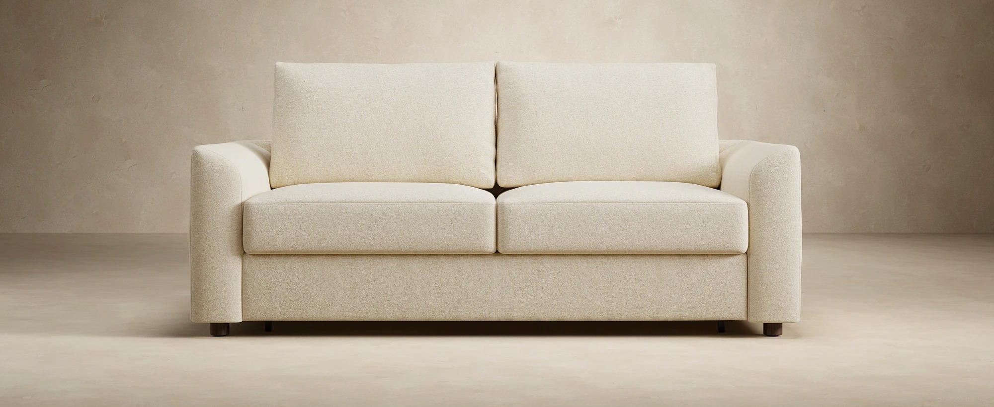 Neah Polyester Full Sofa Bed w/Curved Arm Rests