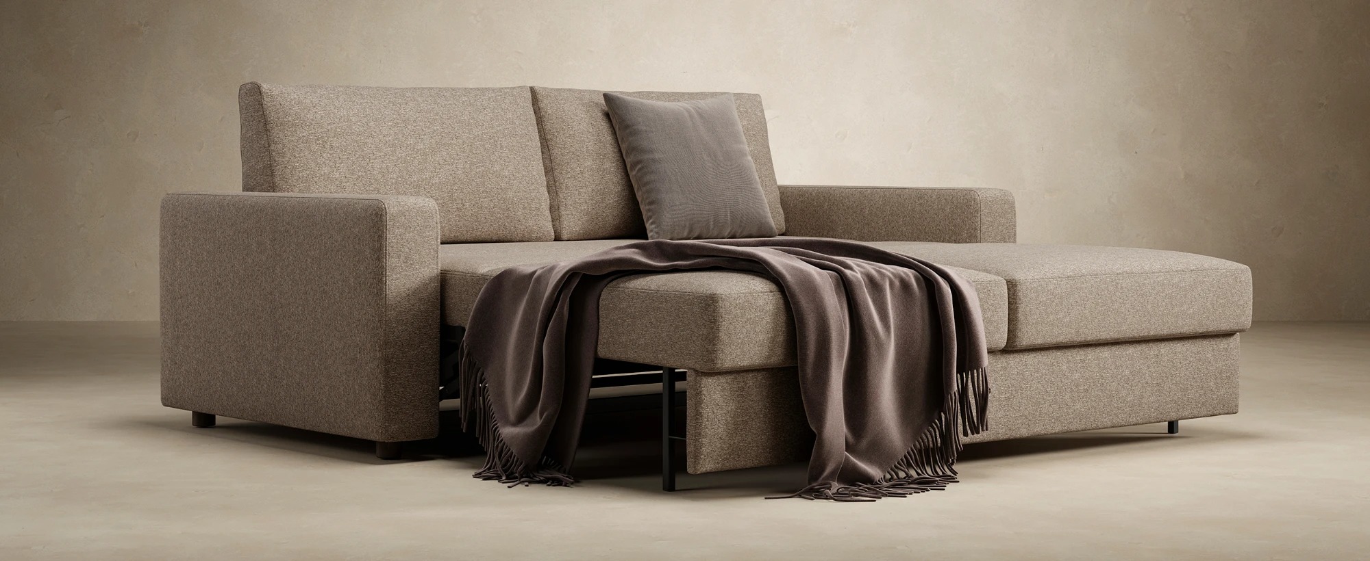 Neah Polyester Full Sofa Bed w/Standard Arm Rests