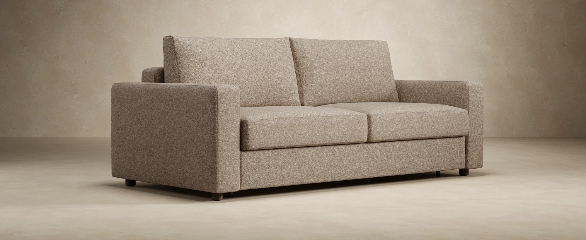 Neah Polyester King Sofa Bed w/Standard Arm Rests