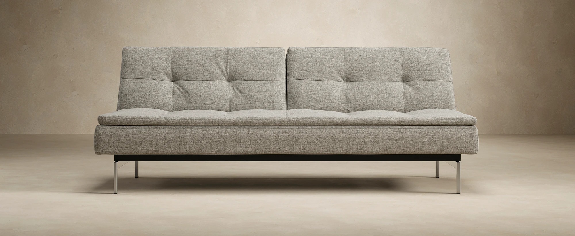 Dublexo Deluxe Fabric Sofa Bed w/Stainless Steel Legs
