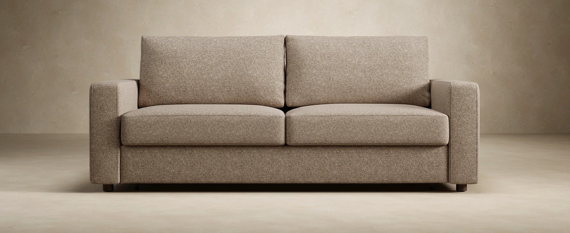 Neah Polyester King Sofa Bed w/Standard Arm Rests