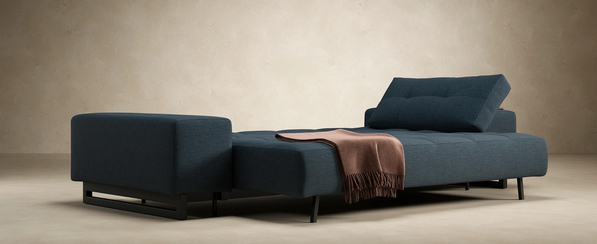 Grand Deluxe Excess Lounger Fabric Sofa Bed