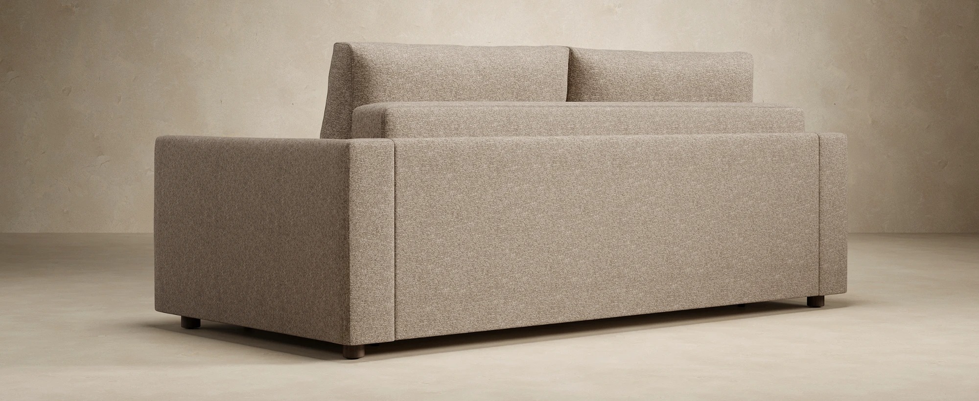 Neah Polyester Queen Sofa Bed w/Curved Arm Rests