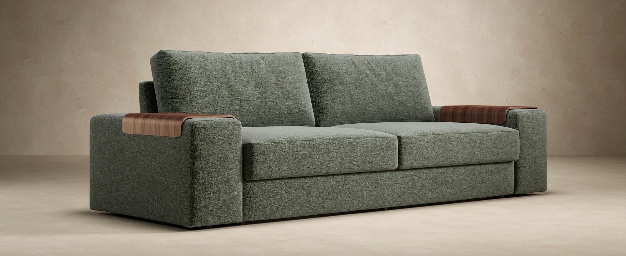 Vilander Polyester Full Sofa Bed w/Wide Arms