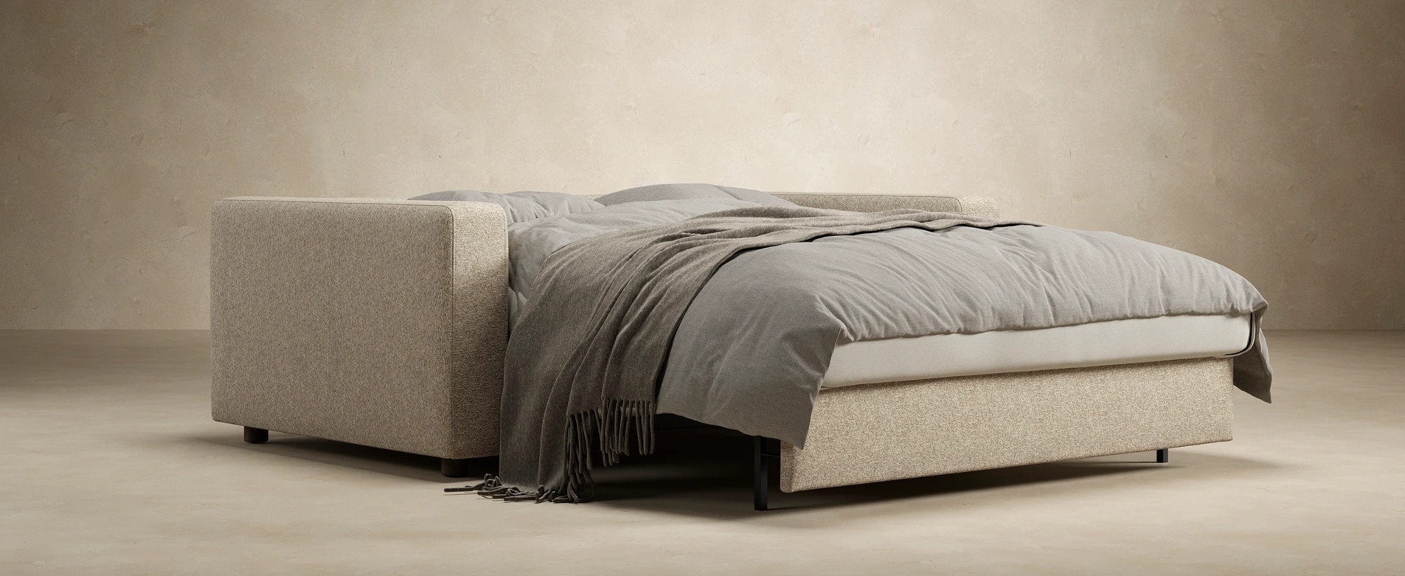 Neah Polyester Queen Sofa Bed w/Standard Arm Rests