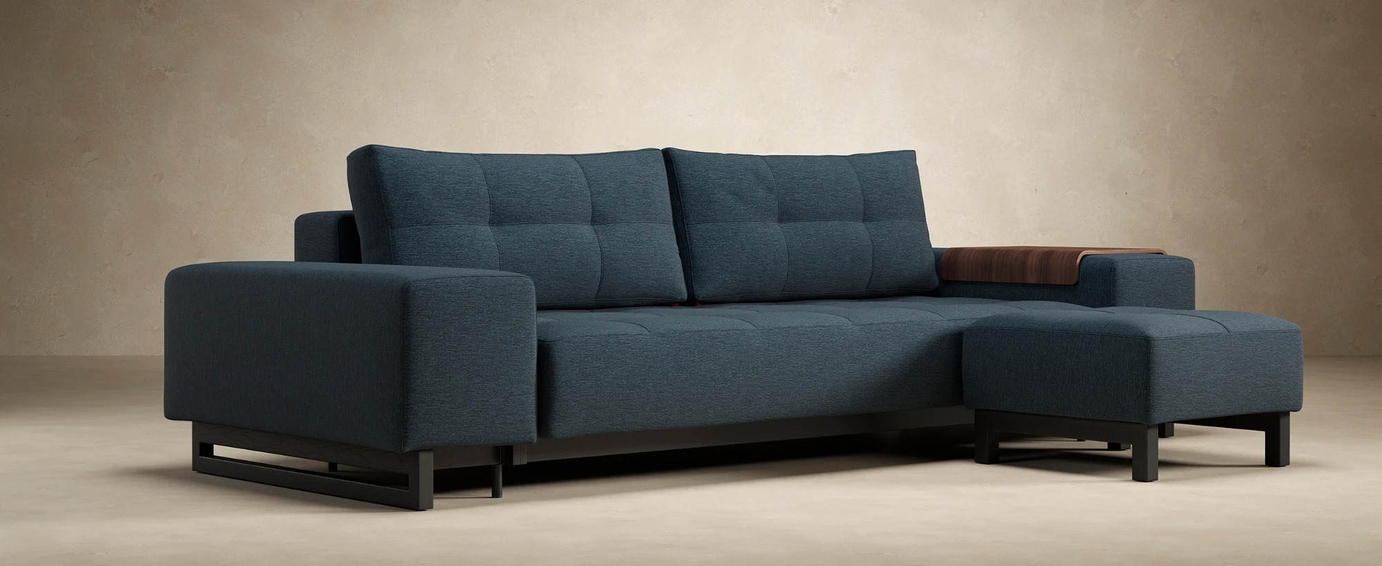 Grand Deluxe Excess Lounger Fabric Sofa Bed