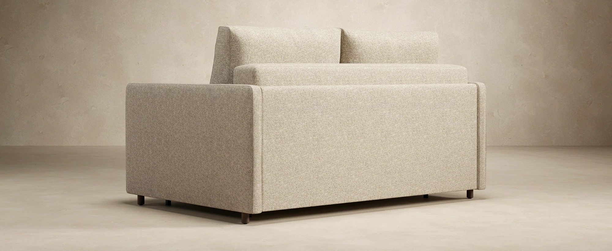 Neah Polyester Full Sofa Bed w/Slim Arm Rests