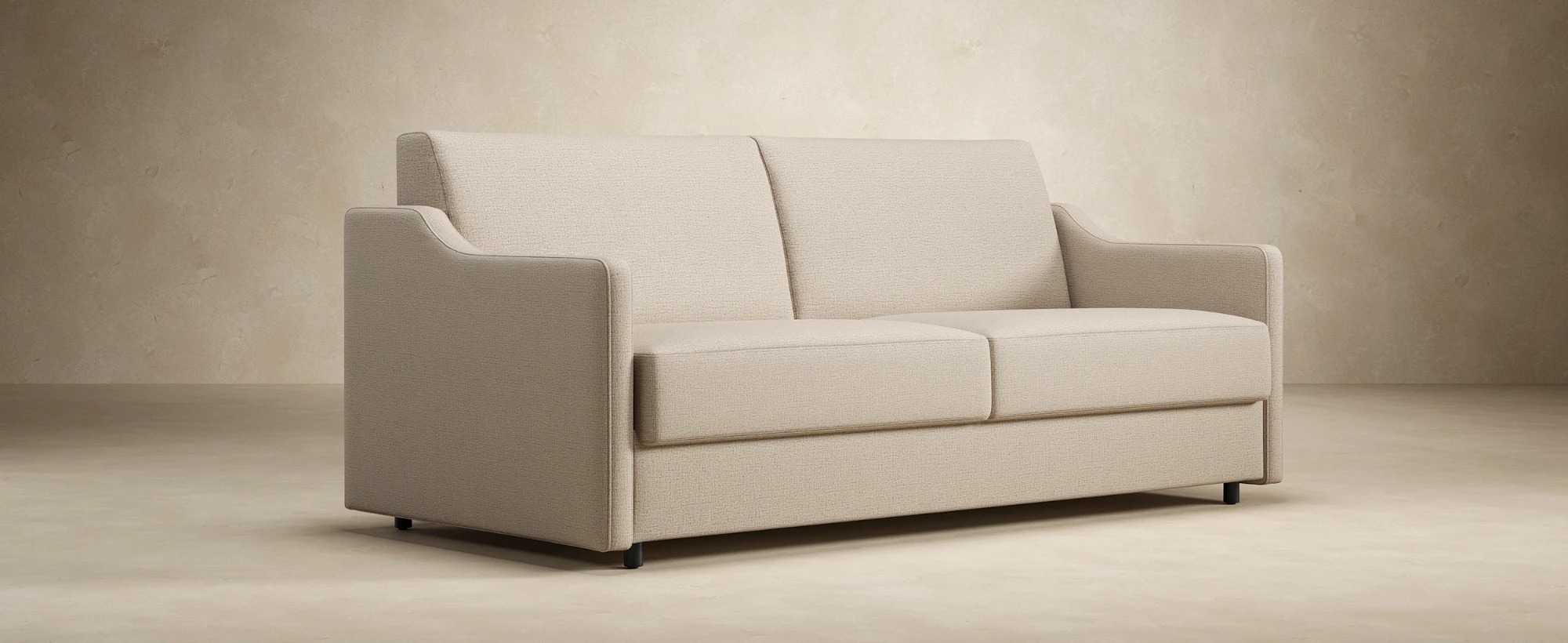 Carnell Polyester Queen Sofa Bed w/Standard Arms