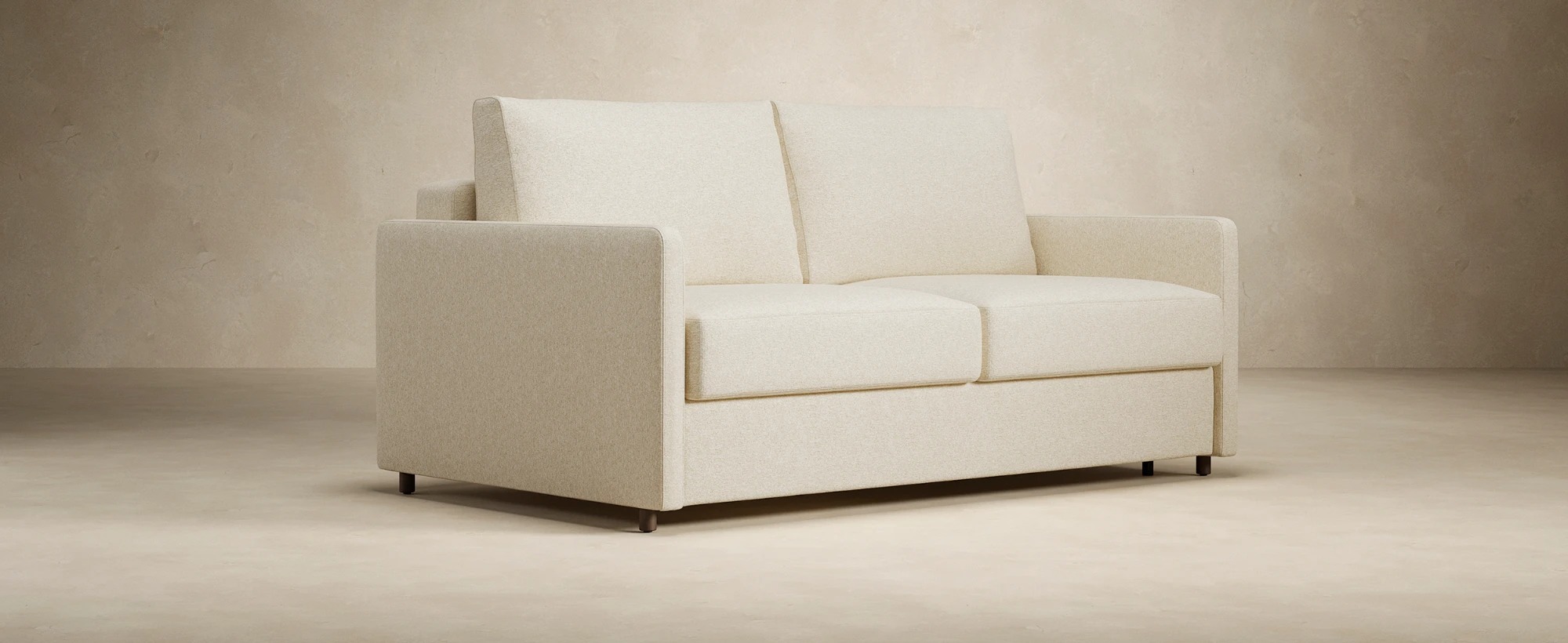 Neah Polyester Queen Sofa Bed w/Slim Arm Rests