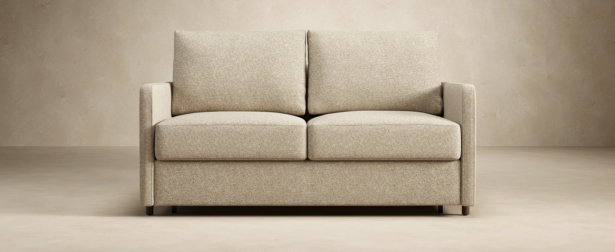 Neah Polyester Full Sofa Bed w/Slim Arm Rests