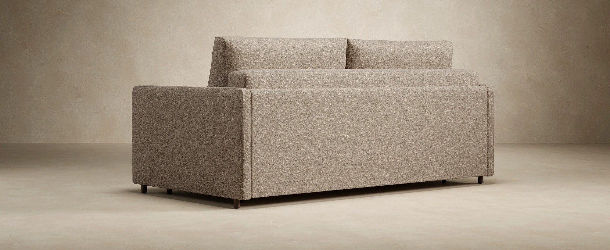 Neah Polyester Queen Sofa Bed w/Slim Arm Rests