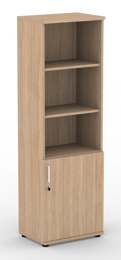 Uni Melamine Office Lockable Cabinet w/Door & 3 Shelves