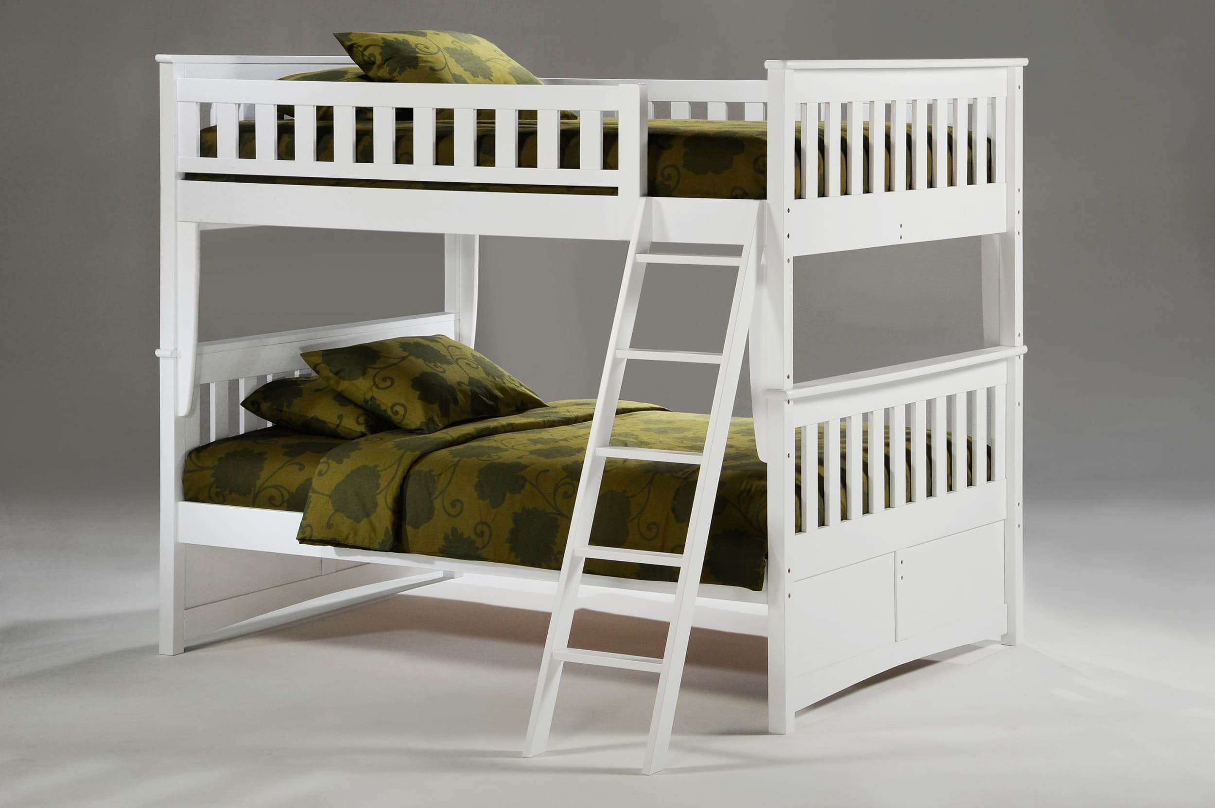 Ginger Wood Bunk Bed, Full/Full Size