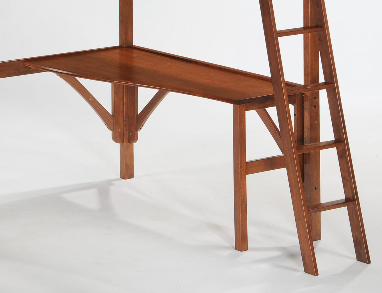 Ginger Wood Loft Bunk Bed
