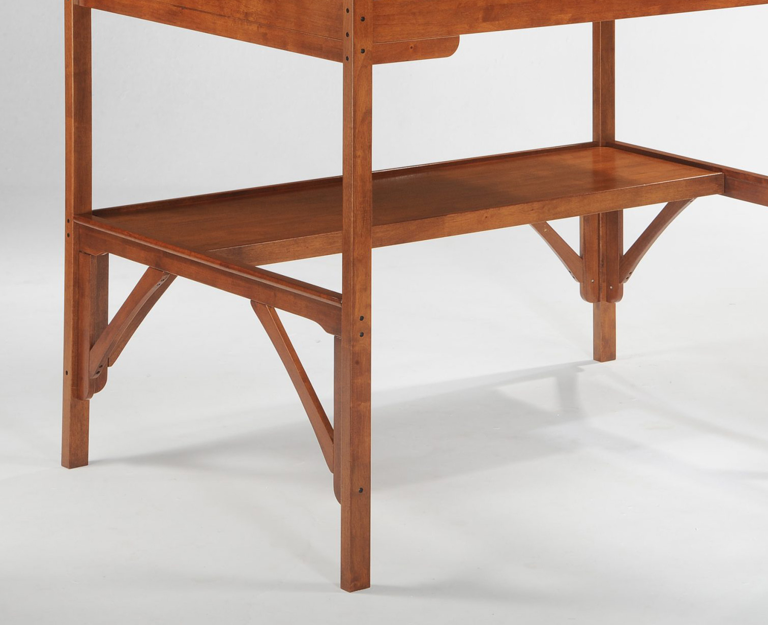 Ginger Wood Loft Bunk Bed