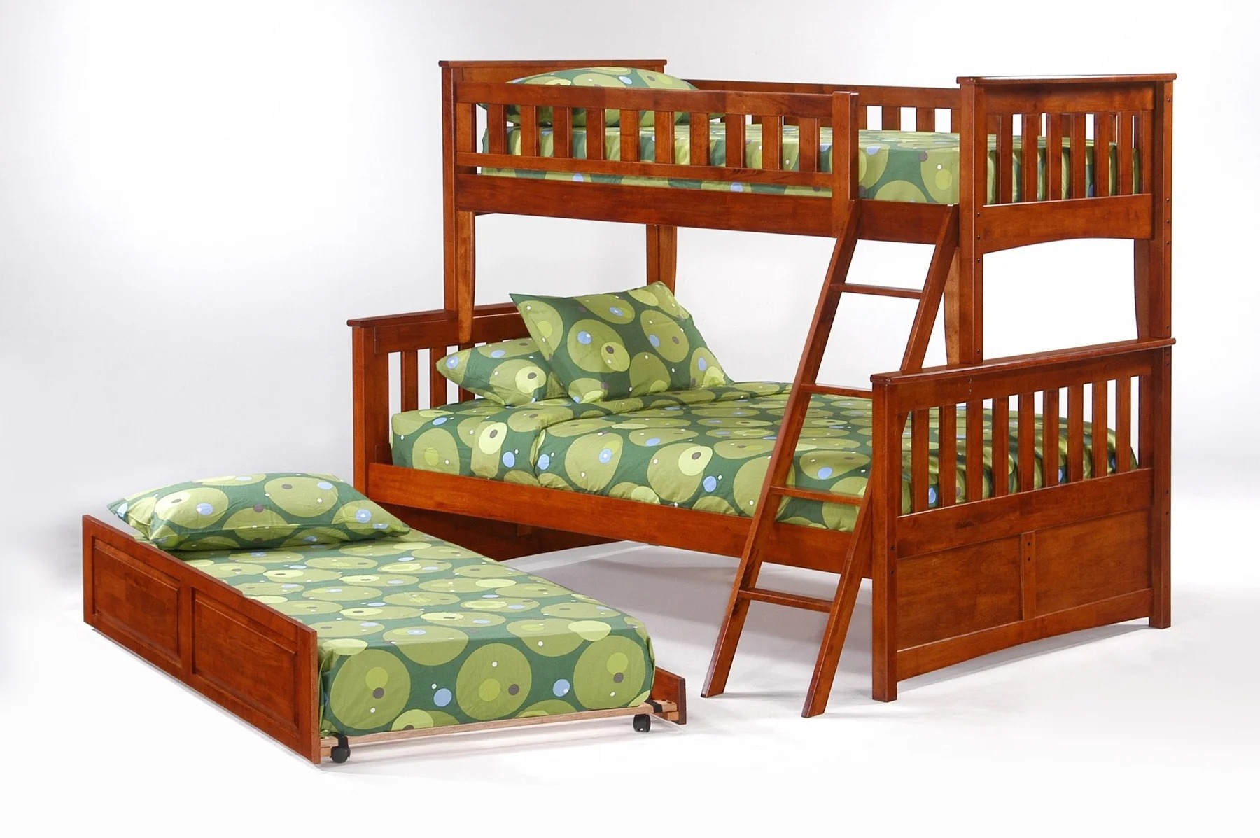 Ginger Wood Bunk Bed, Twin/Full Size