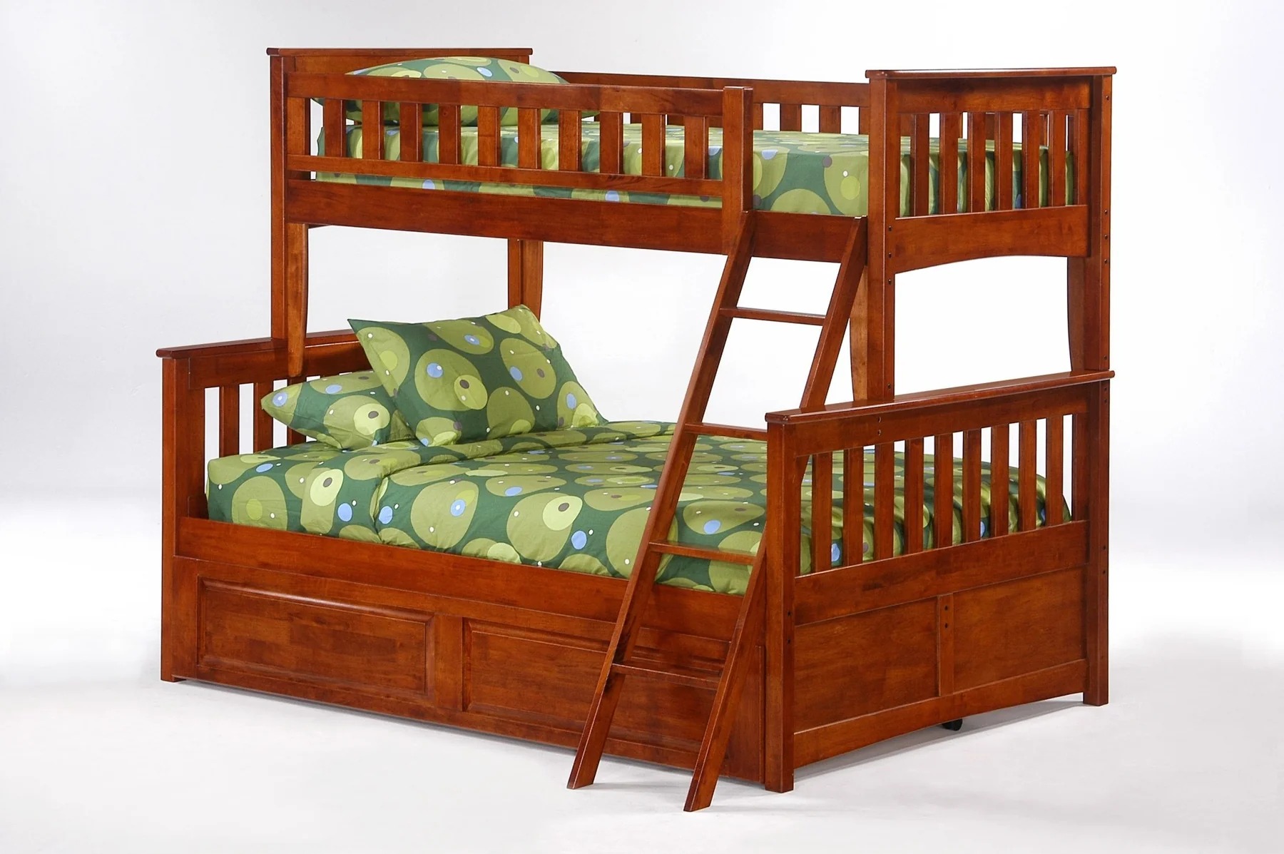 Ginger Wood Bunk Bed, Twin/Full Size