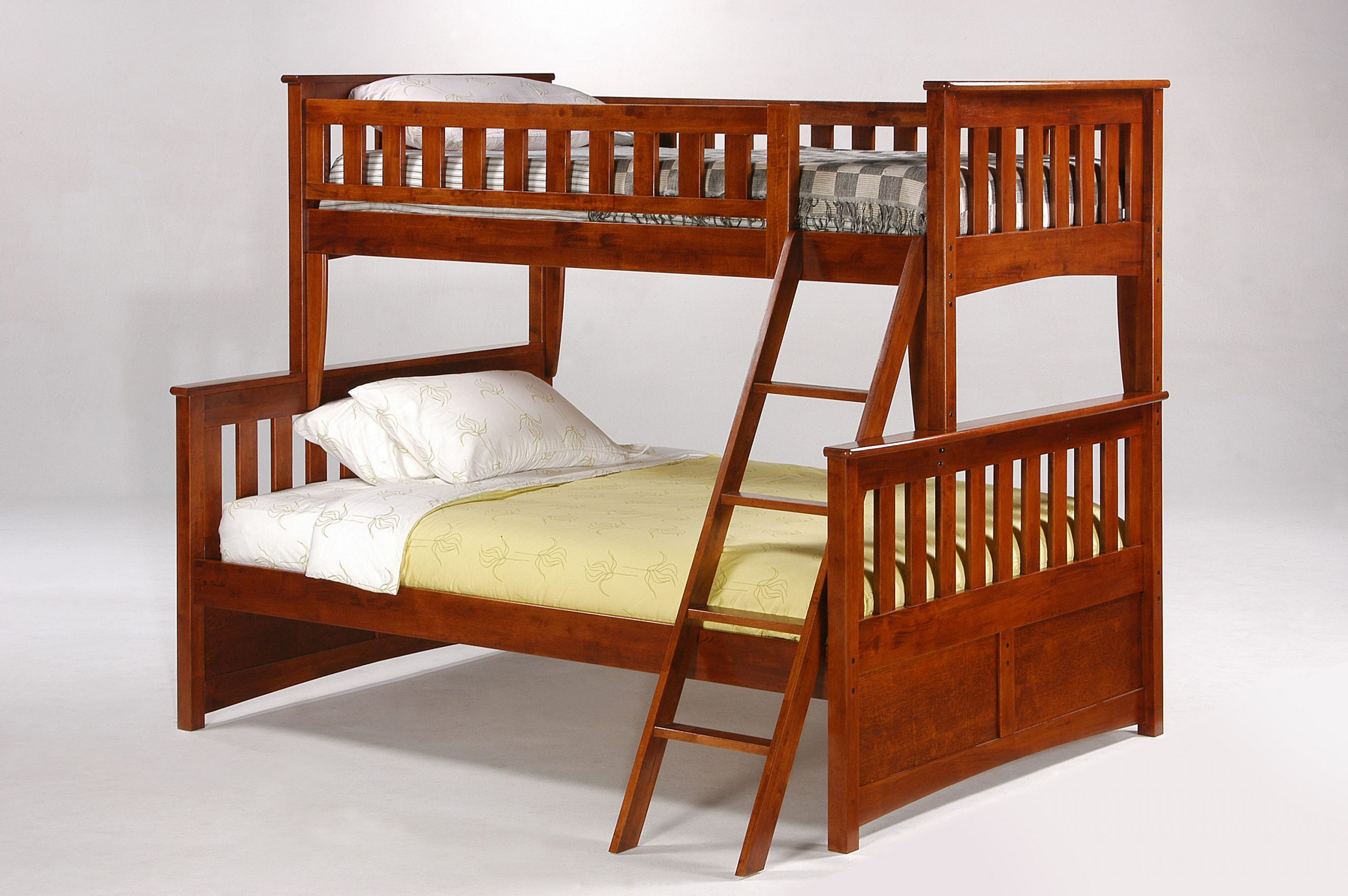 Ginger Wood Bunk Bed, Twin/Full Size