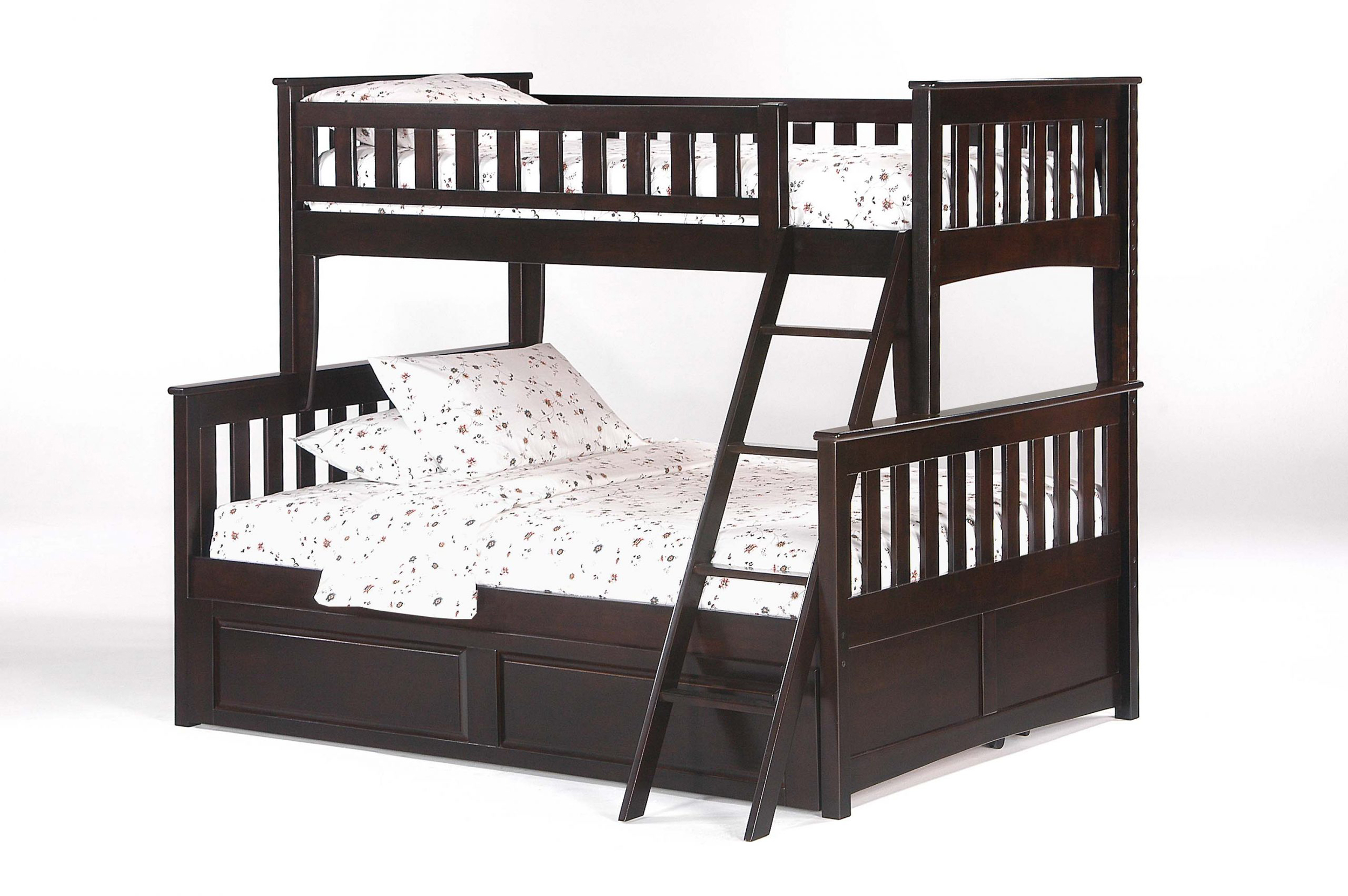 Ginger Wood Bunk Bed, Twin/Full Size