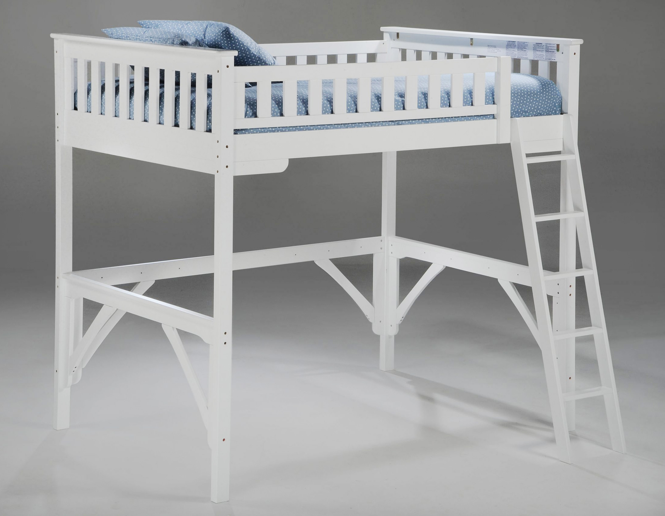 Ginger Wood Loft Bunk Bed