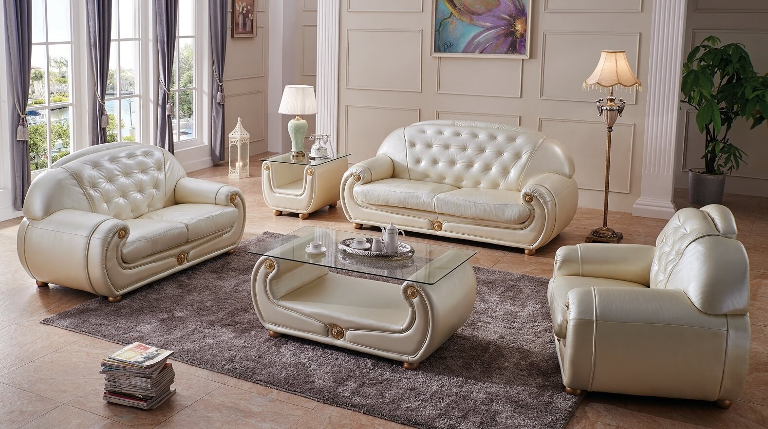 Giza Living Room Set by ESF Furniture