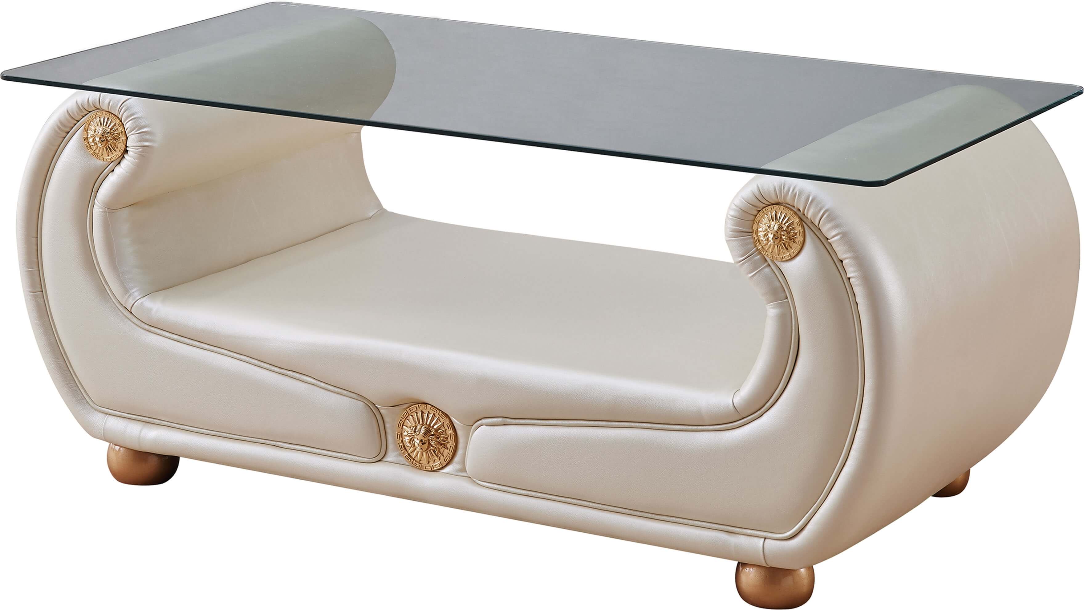 Giza Glass Coffee Table by ESF Furniture