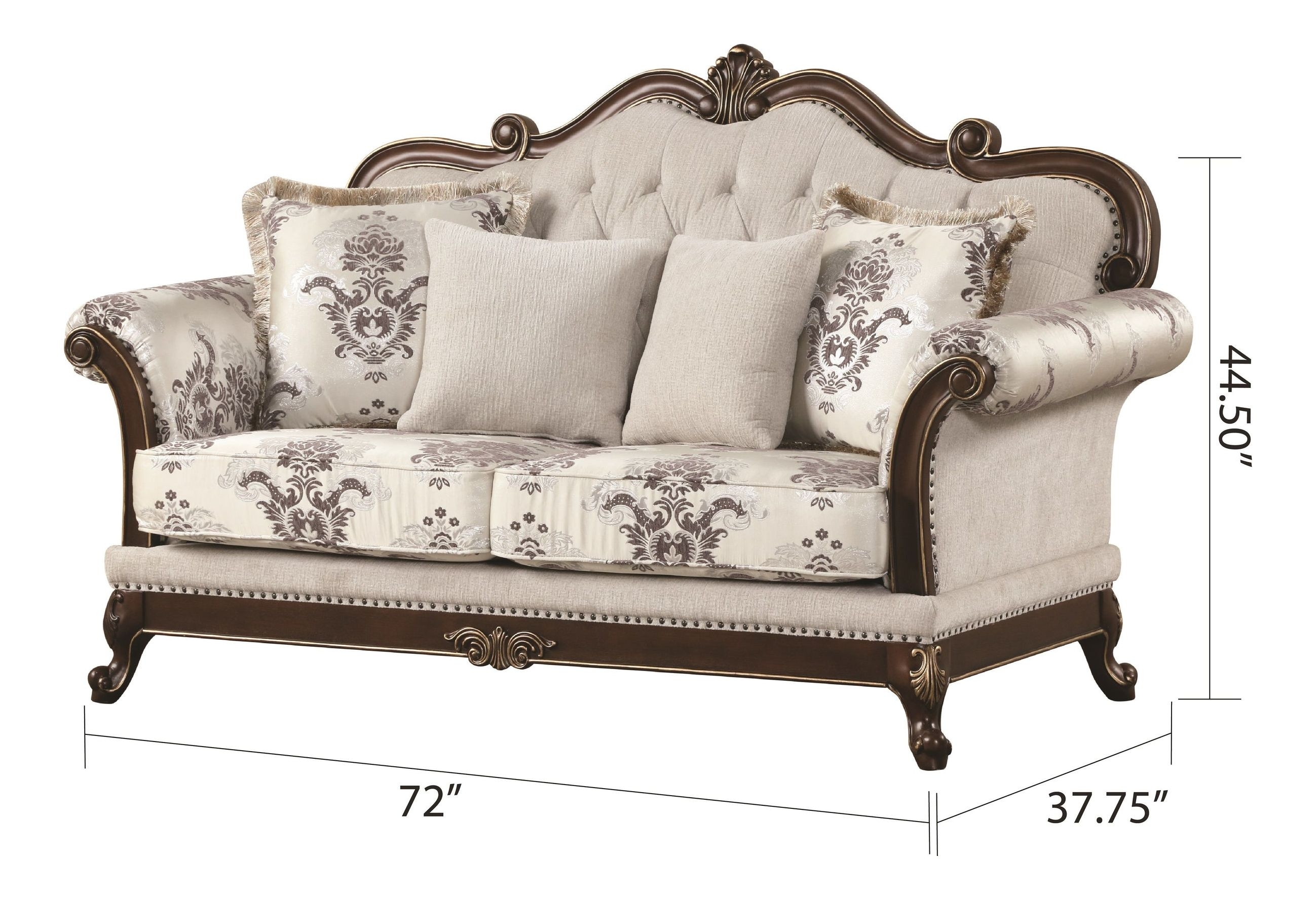 Gloria Fabric Living Room Set