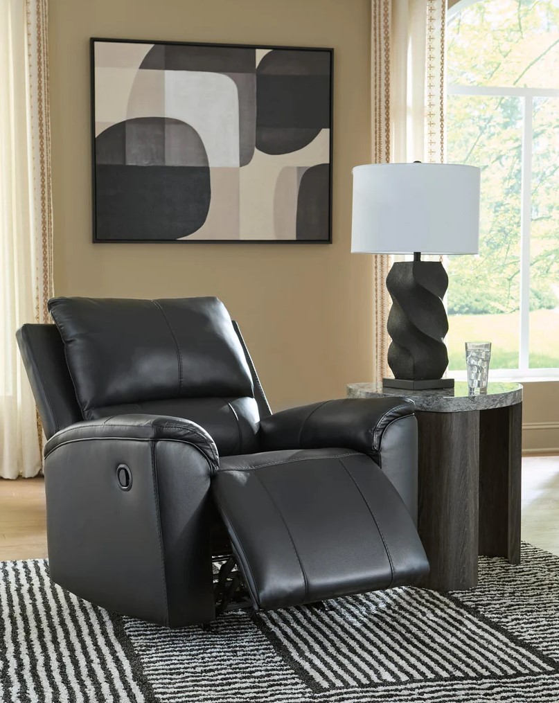Glossmore Leather/PVC Reclining Living Set