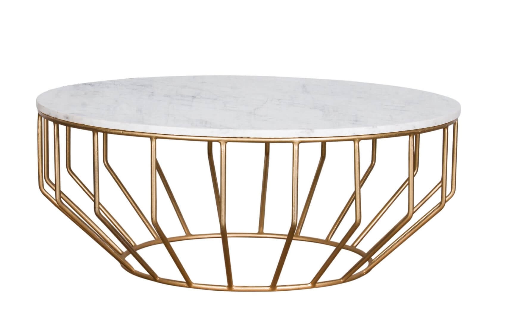 Leaf Marble Top Coffee Table