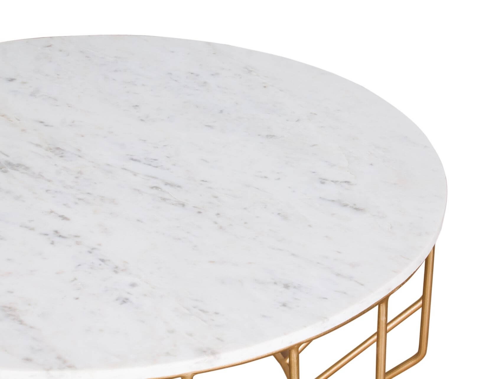 Leaf Marble Top Coffee Table