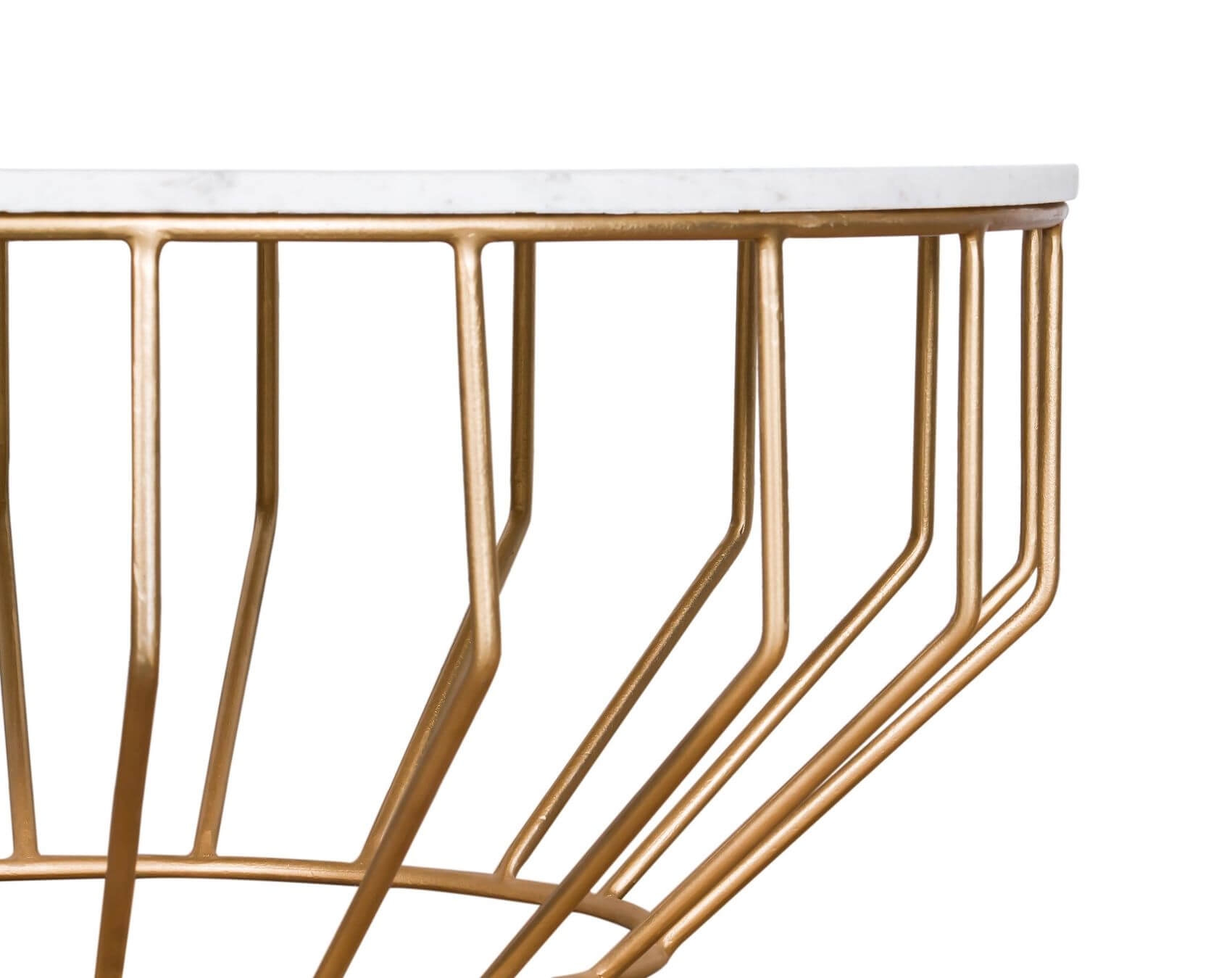 Leaf Marble Top Coffee Table