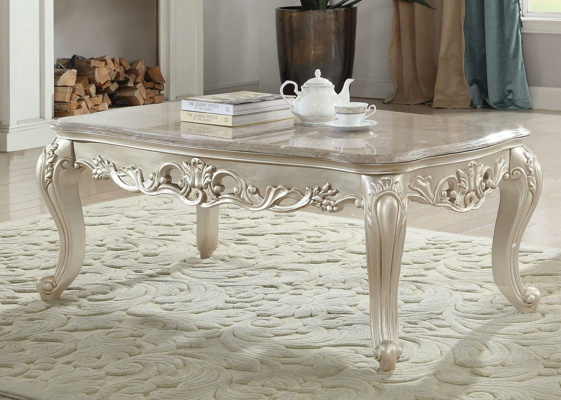 Gorsedd Coffee Table w/Marble Top