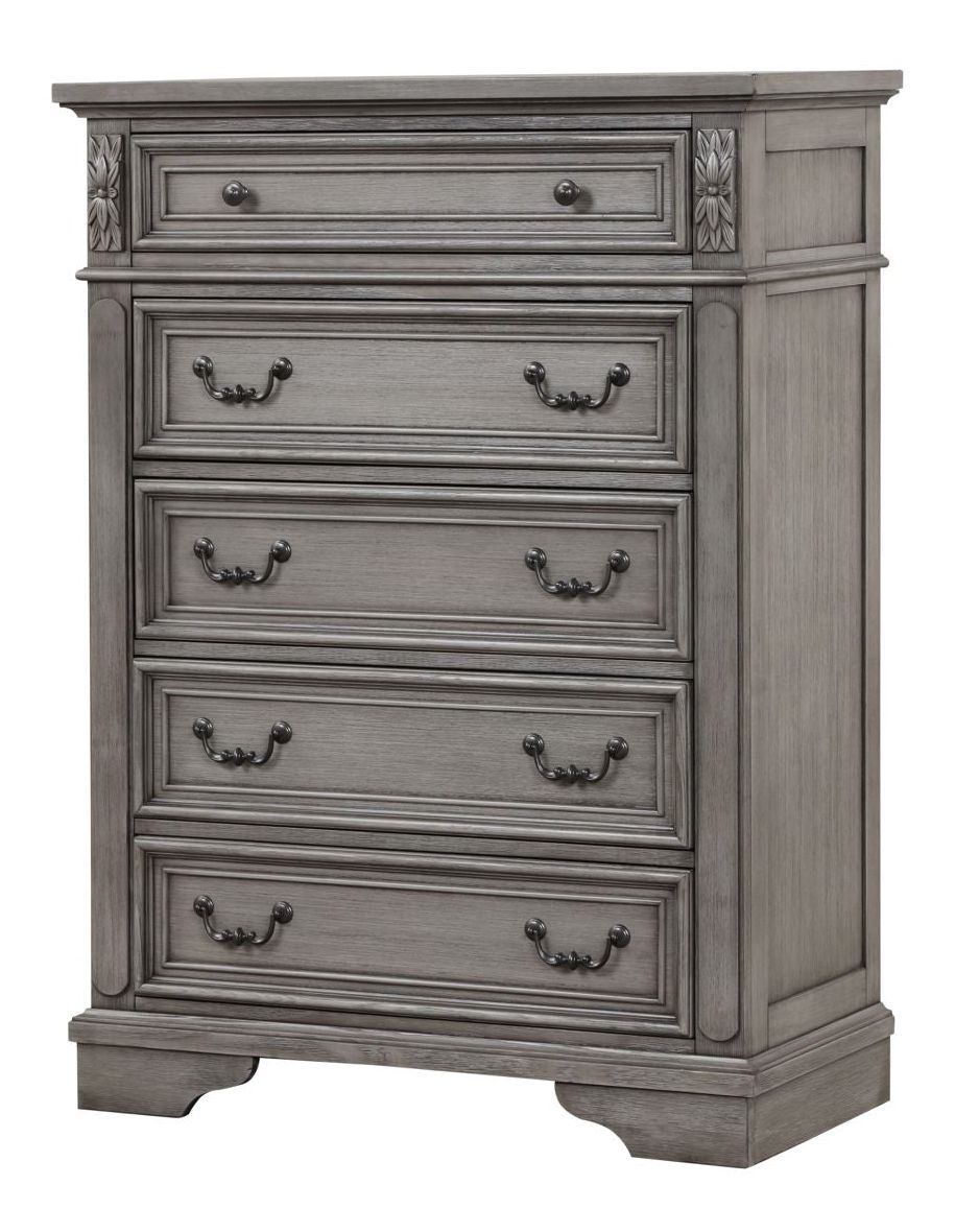Grace Fabric/Wood Regular Bedroom Set