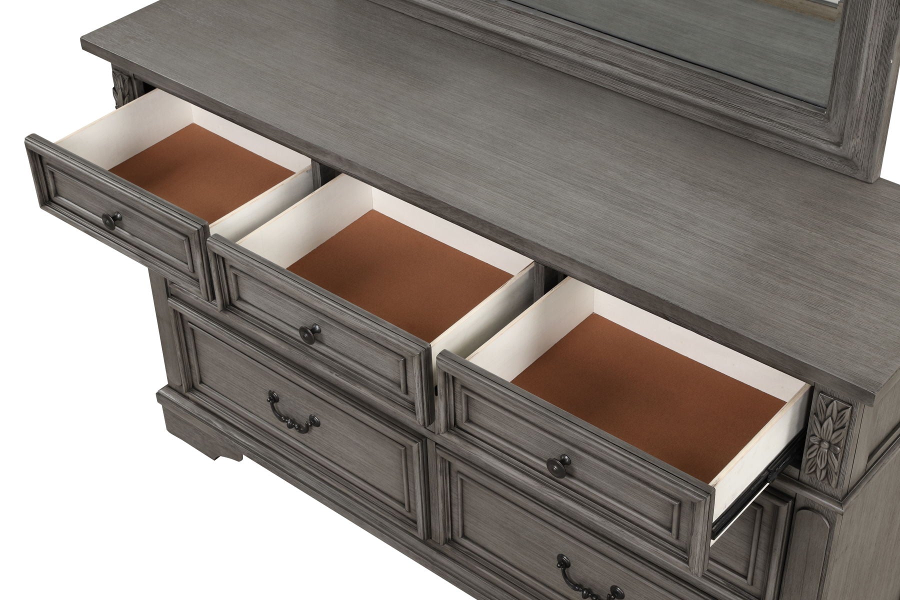 Grace 3-Drawer Wood Veneer Dresser