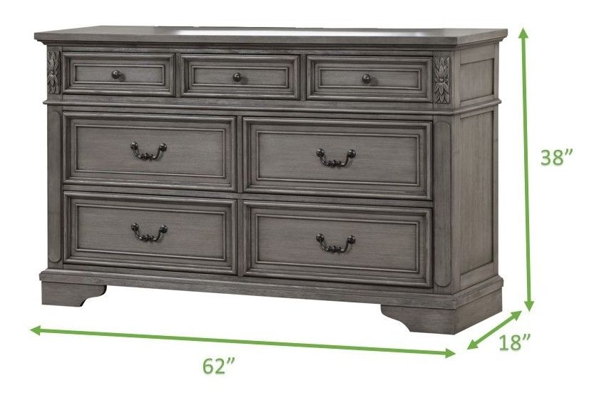 Grace Fabric/Wood Regular Bedroom Set