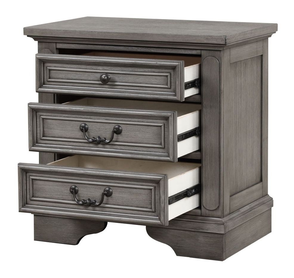 Grace Fabric/Wood Regular Bedroom Set