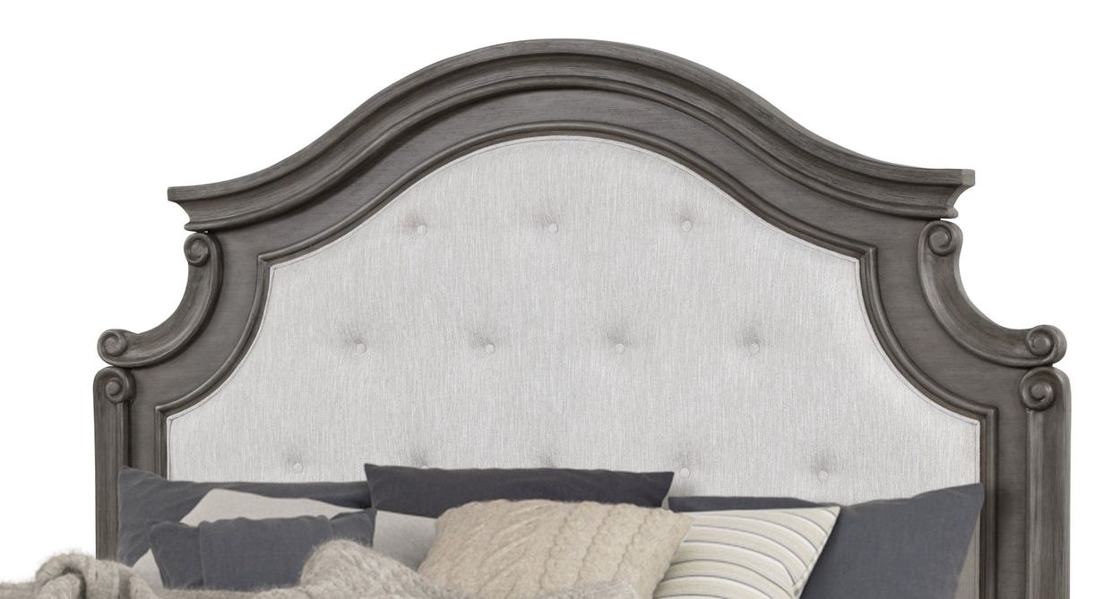 Grace Fabric/Wood Regular Bedroom Set