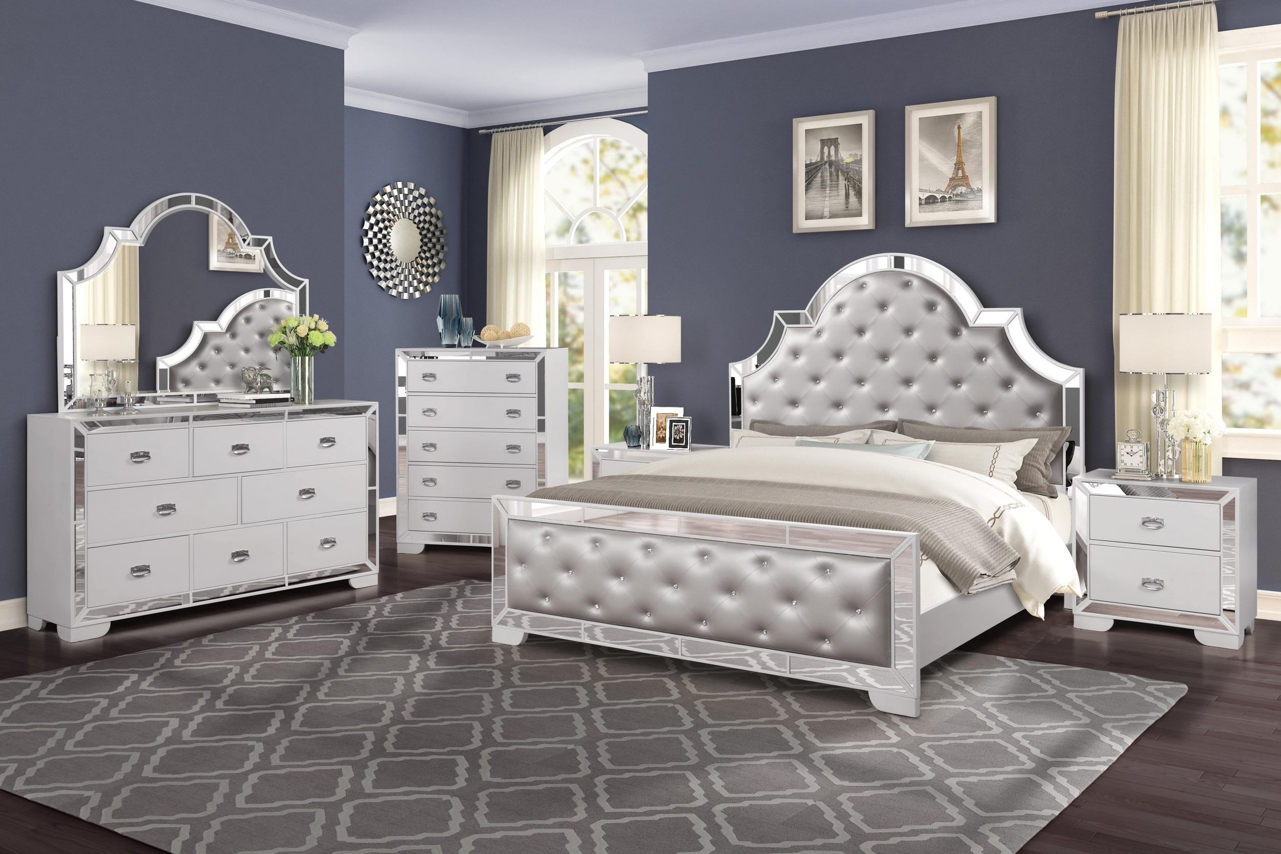 Grand Gloria 2-Drawer Nightstand