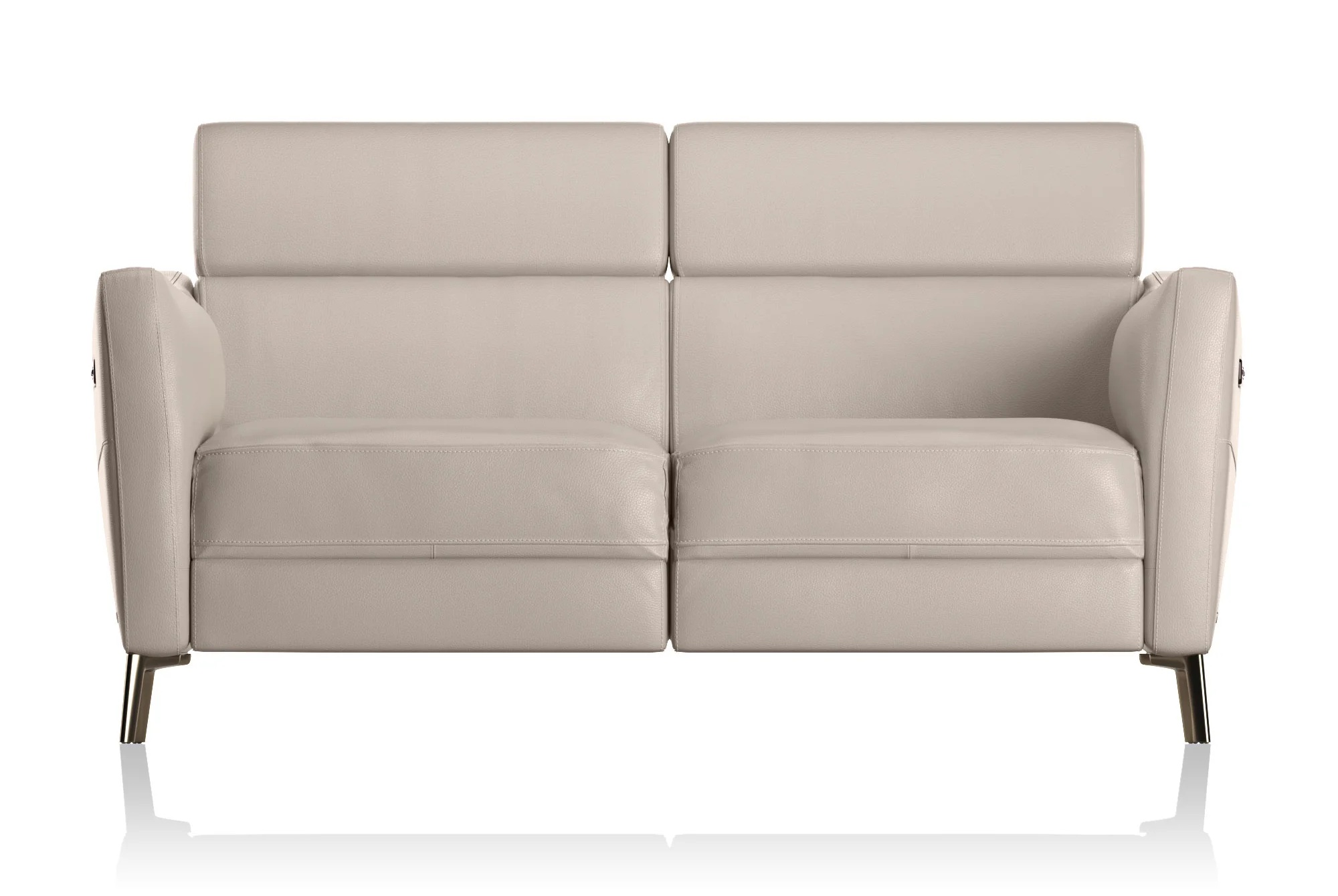 Greg Fabric/Leather Power Recliner Loveseat