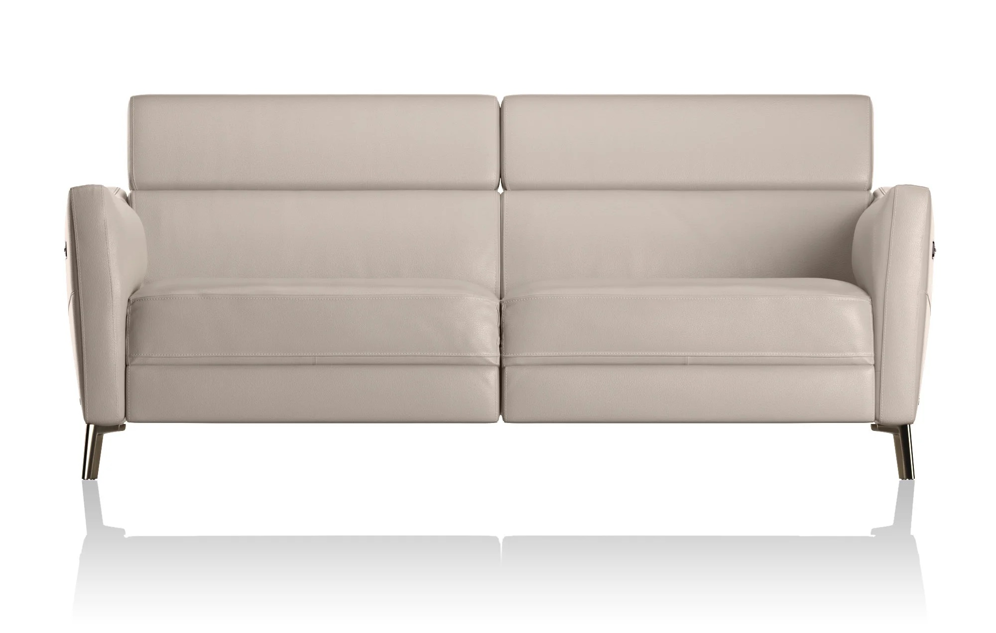 Greg Fabric/Leather Power Recliner Sofa