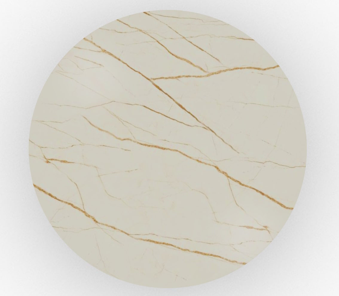 Cartesio Wood/Ceramic Round Dining Table