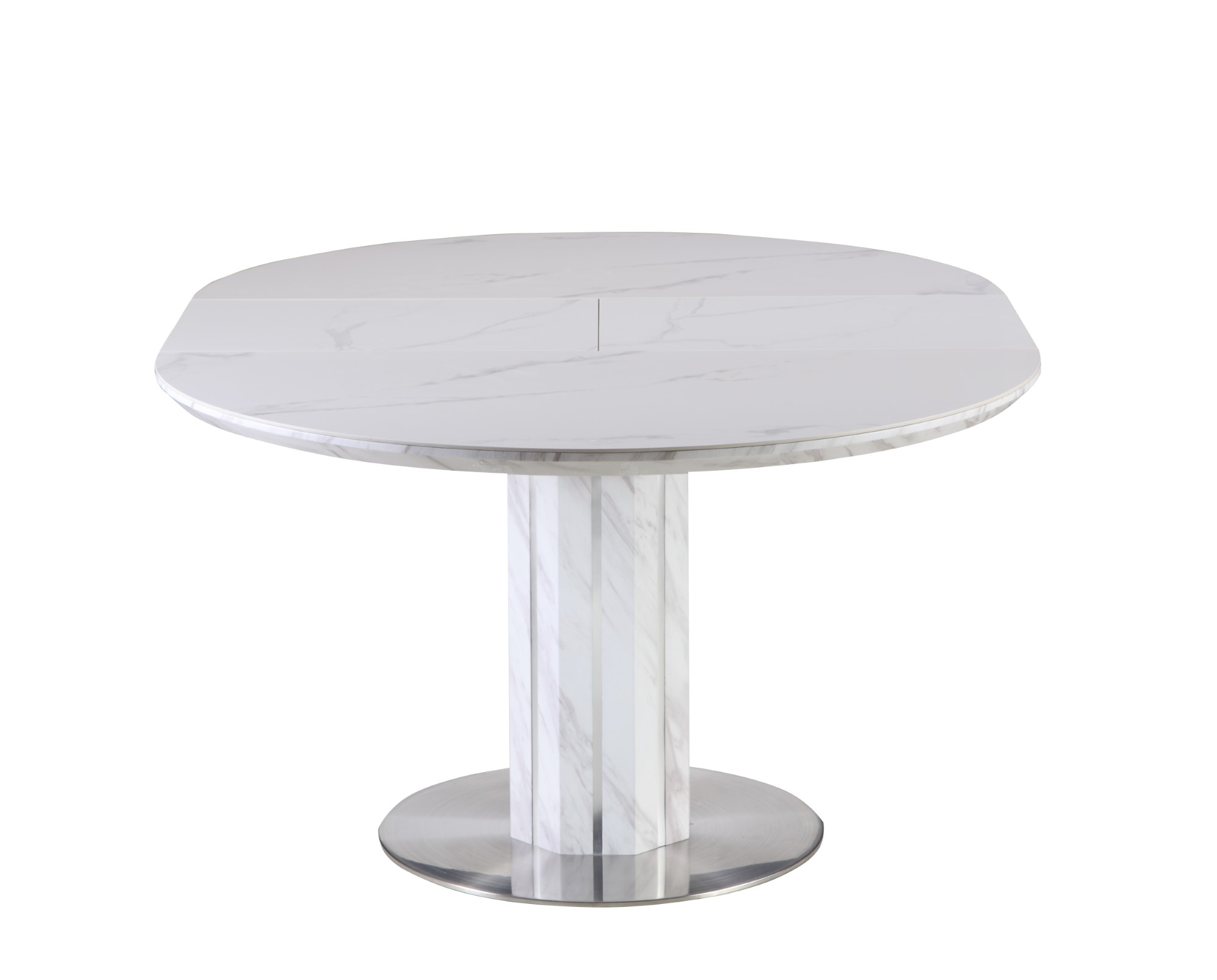 Gretchen Extendable Marbleized Ceramic Dining Table