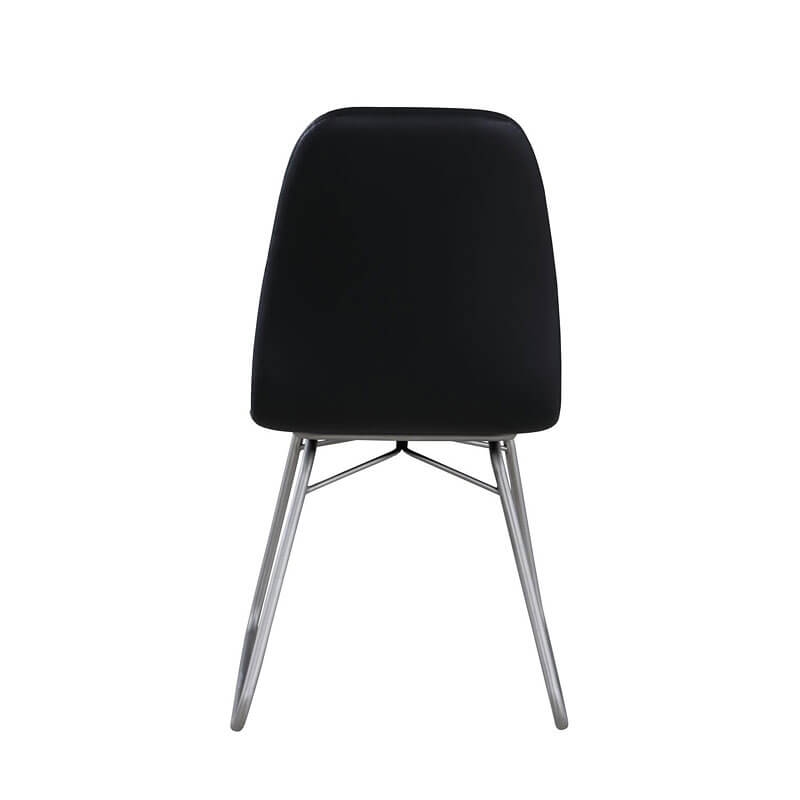 Gretchen Curved Back Sled PU Side Chair