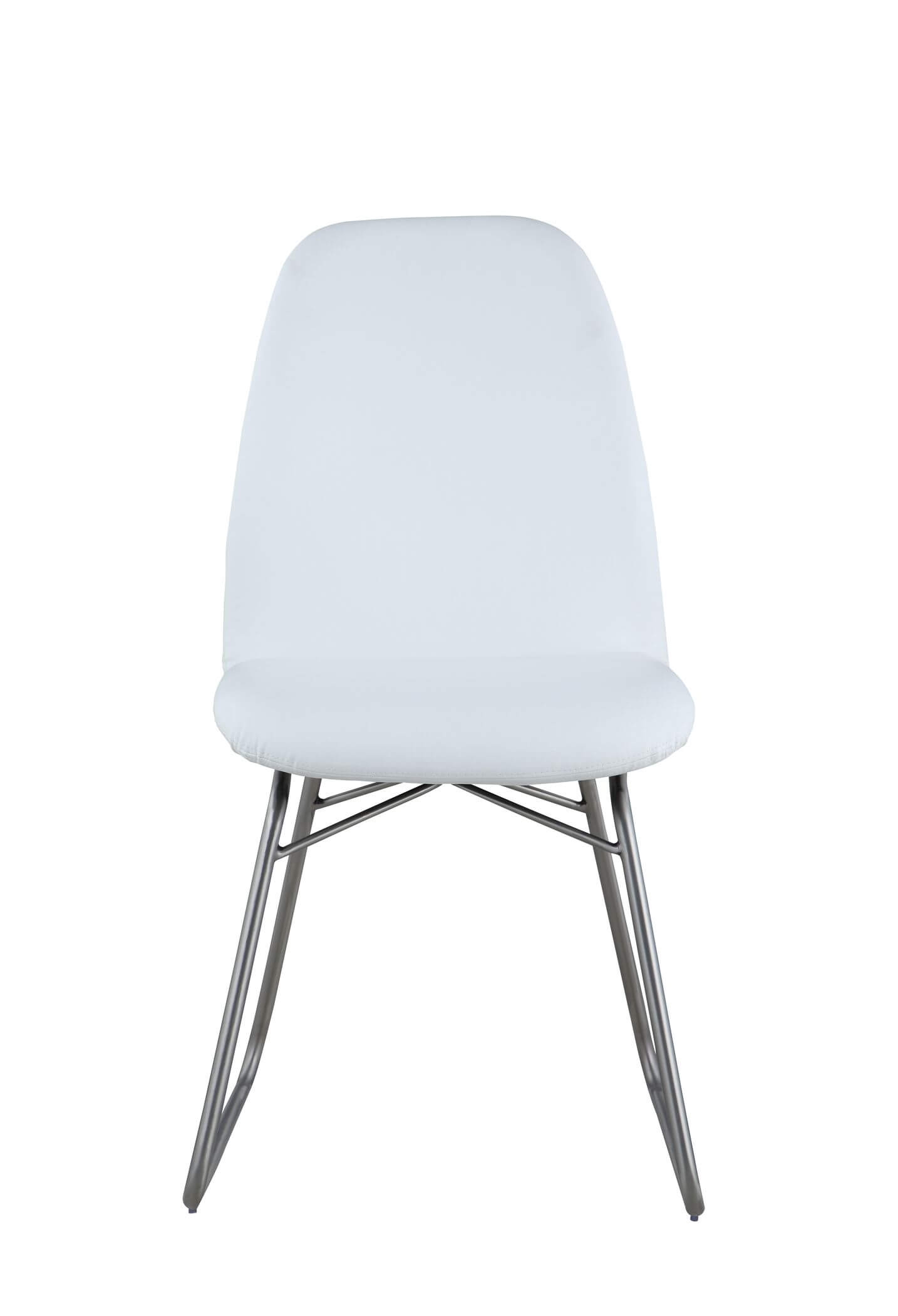 Gretchen Curved Back Sled PU Side Chair
